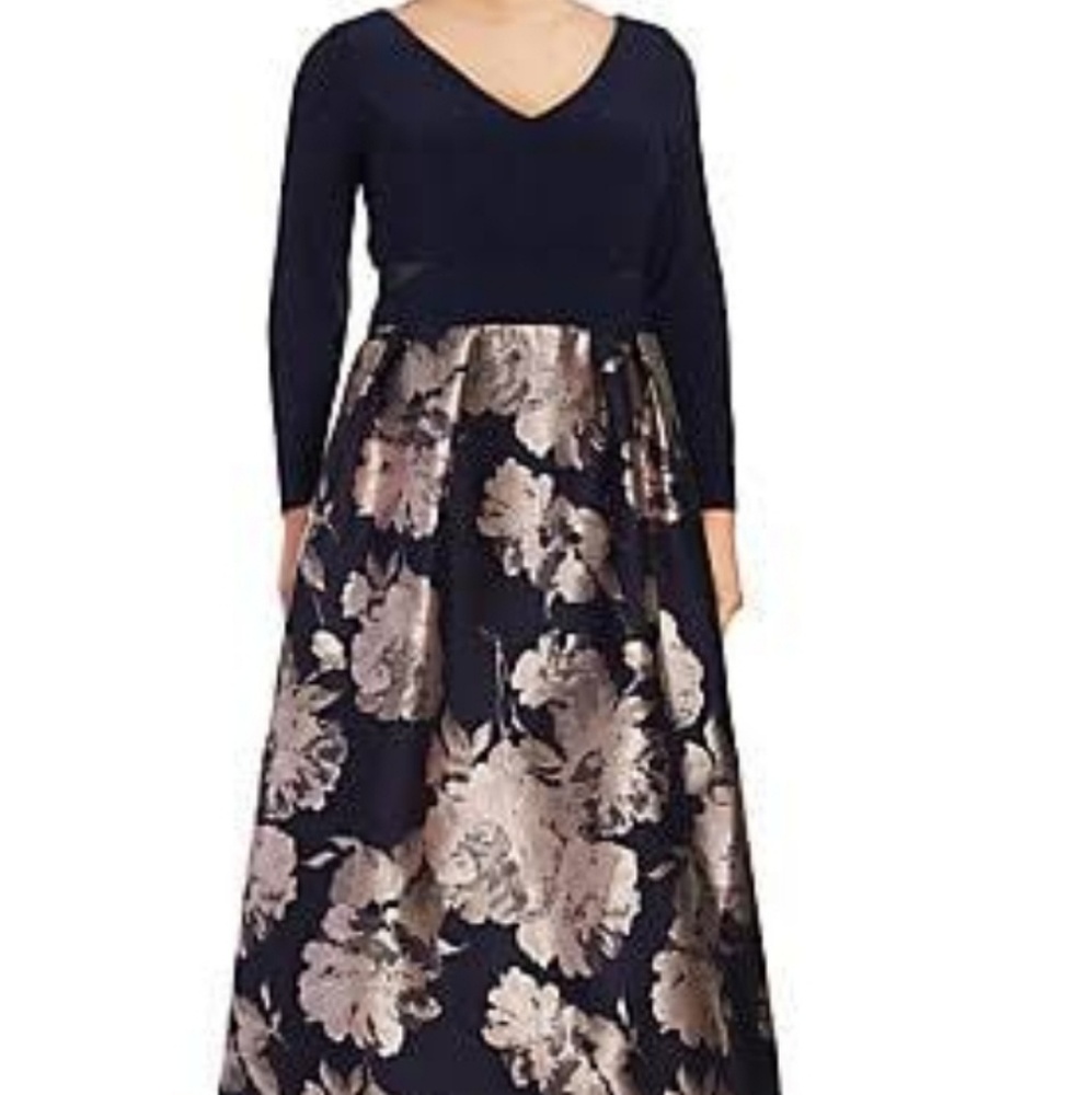 Brand new plus size brocade dress